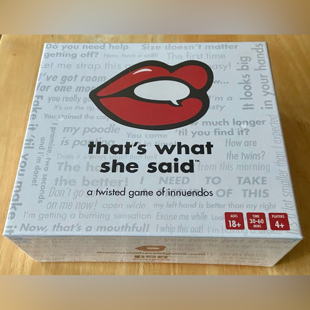 Game: That’s What She Said